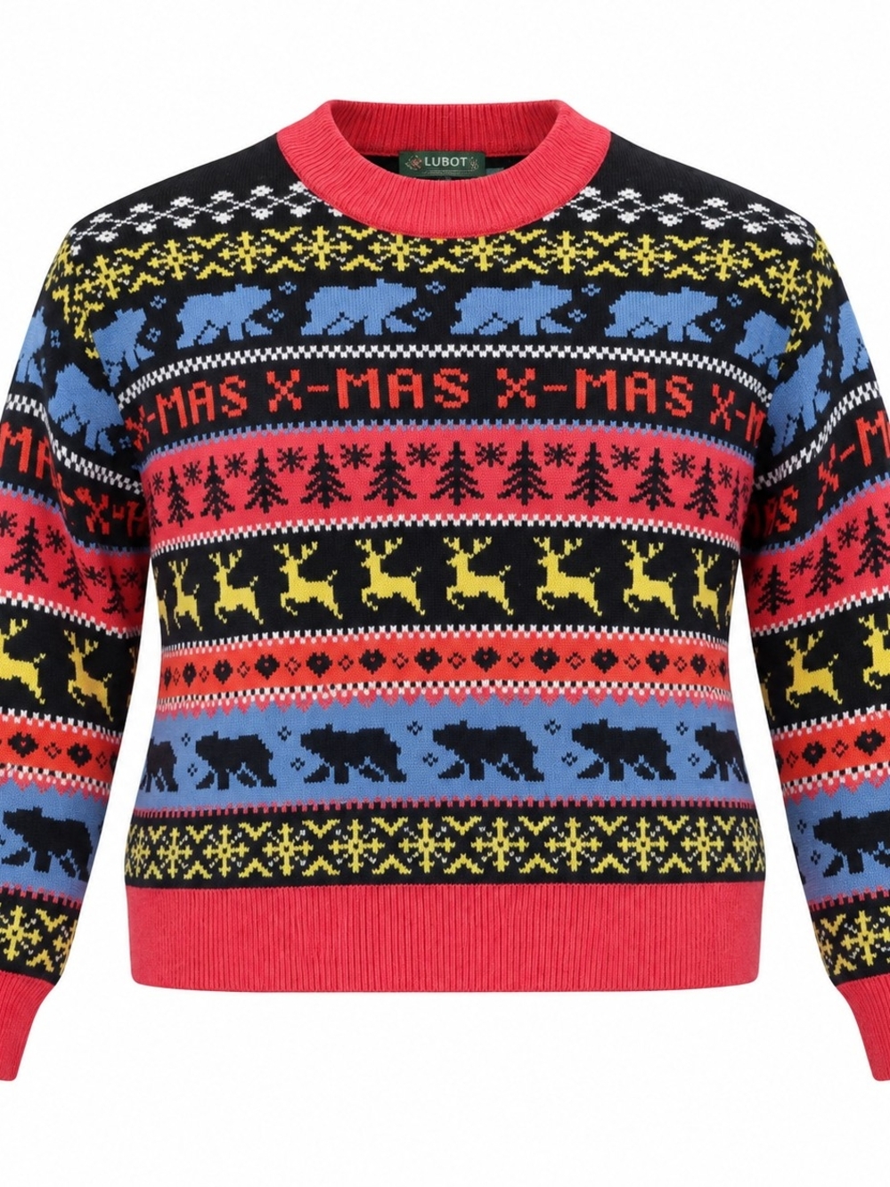 Ulgy Christmas Sweater Cropped